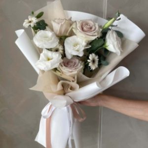奶茶仙女白鮮花束(中款)