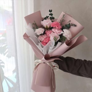 藕粉香皂花束